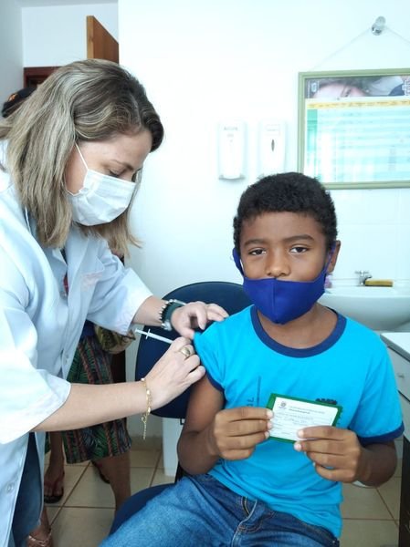 A vacinação contra Covid-19 da faixa etária de 05 a 11 anos - Imunização das crianças da nossa Escola Especial Vera Lúcia Martins -  Apae