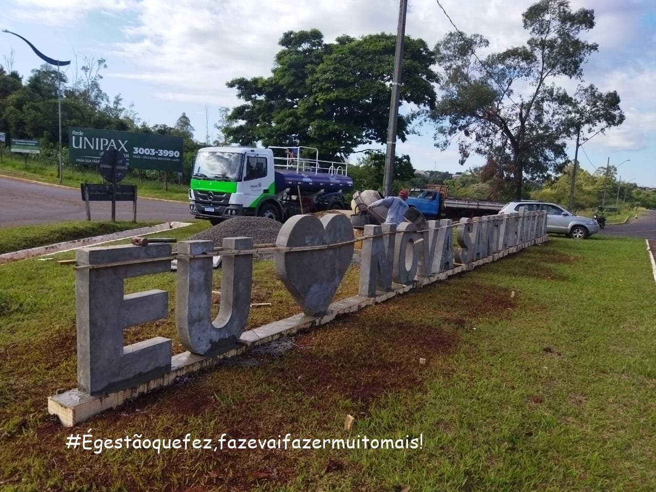 Letreiros , Obras em andamento